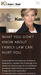 Mobile Screenshot of kainfamilylaw.com
